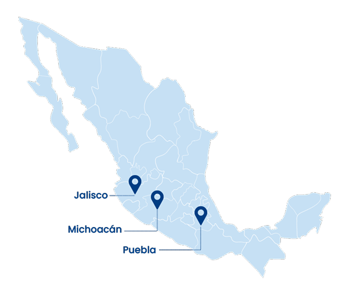 Mapa de distribuidores Capetini